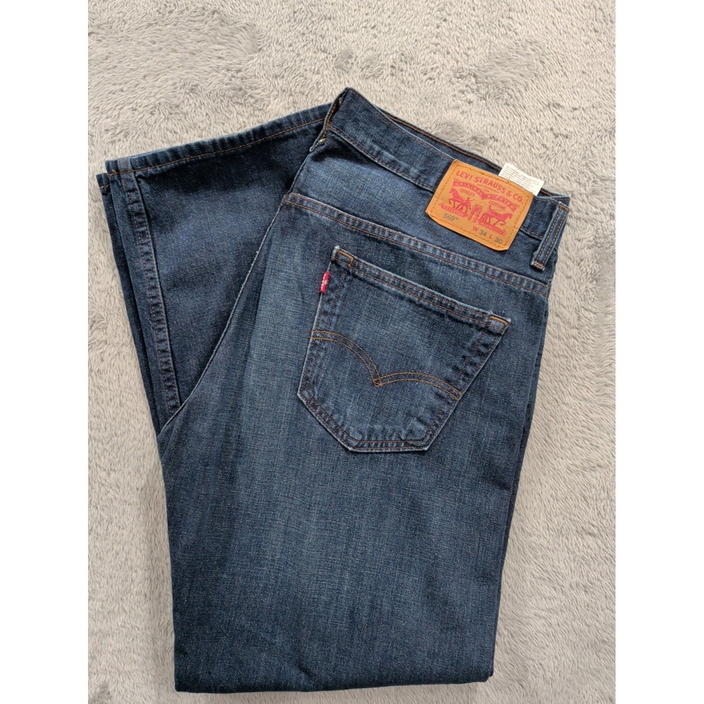 Levi's 559 Men's Relaxed Straight Denim Blue Jeans sz 34x30